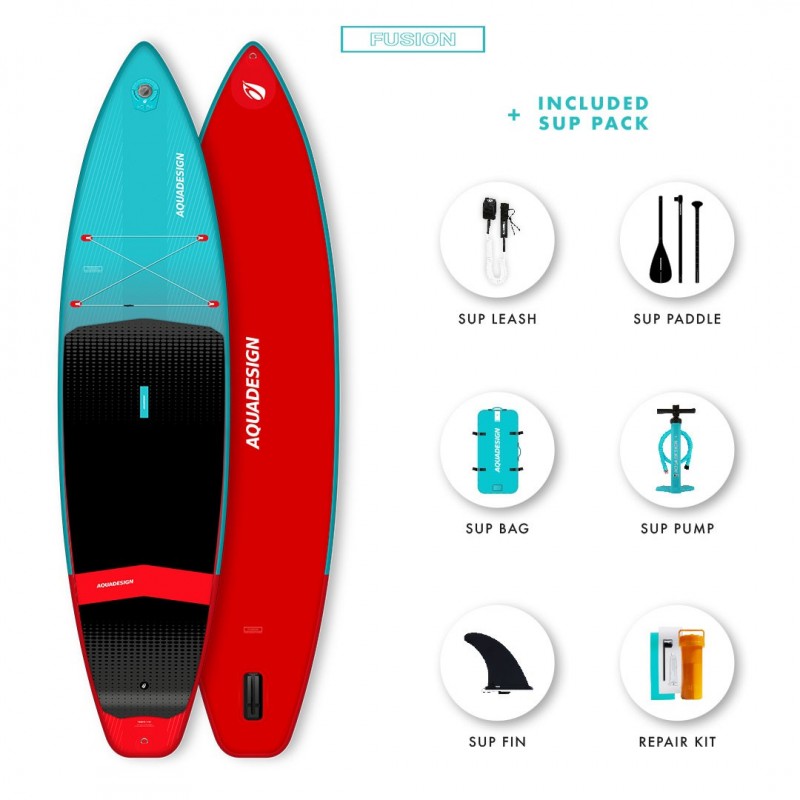 Stand up paddle gonflable Tempo 11'6 de la marque Aquadesign