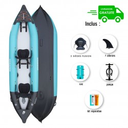 Kayak gonflable 2 places Koloa 360 de la marque Aquadesign
