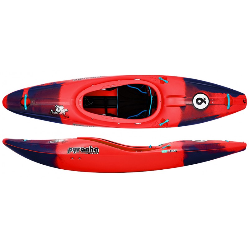 Kayak de rivière 9R II rosella red de la marque Pyranha