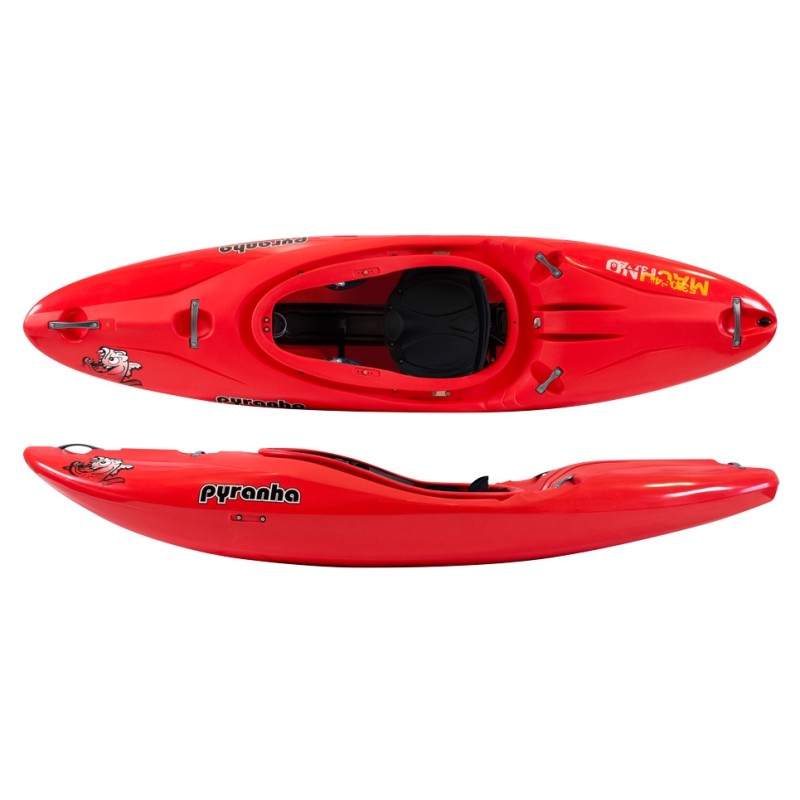 MACHNO kayak riviér de la marque PYRANHA version CONNECT Rouge