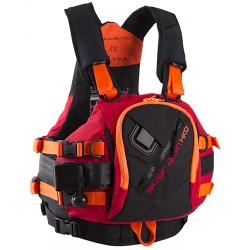 Gilet de rivière Guardian 3D rouge de la marque Hiko