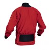 Anorak de rivière rogue ion de la marque Hiko rouge vu de derrière