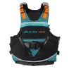 Gilet de haute rivière Salty Dog bleu vu avant, de la marque Hiko