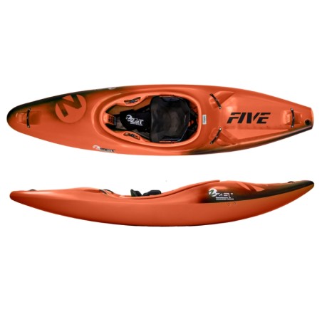 Kayak de rivière Five orange de la marque Zet