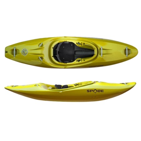 Kayak de rivière Queen of Heart de la marque Spade jaune