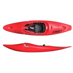 Kayak de cross et de freeride Chili de la marque Zet rouge