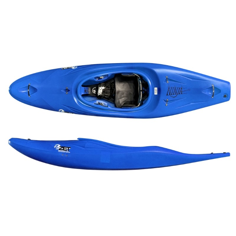 Kayak de rivière freeride Ninja de la marque Zet bleu